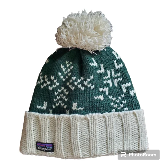 Patagonia snowbelle beanie hat womens green - Picture 1 of 7